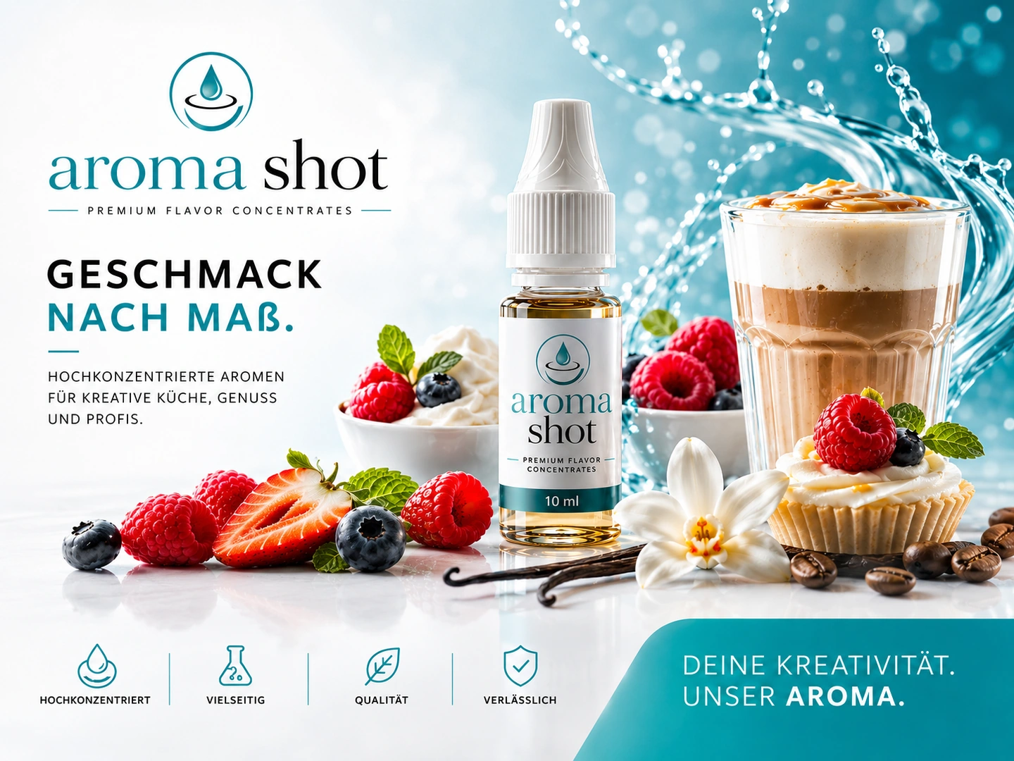 AromaShot Pressebild im Format vier zu drei